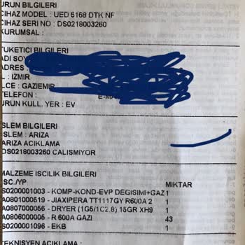 Uğur Soğutma Buzdolabımın Rafı Kırık Bir Şekilde Teslim Edildi.