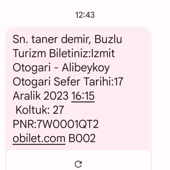 İzmit Otogar Sürekli Saati Ertelen Araç