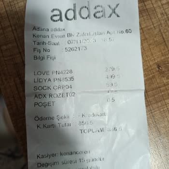 Addax Mağazası Kot Renk Değişimi