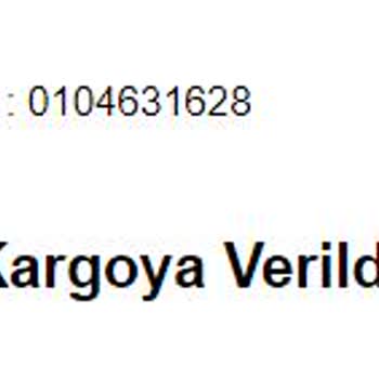 Watsons Ürünüm Uzun Süredir Kargoda Gözüküyor, Teslim Edilmedi.
