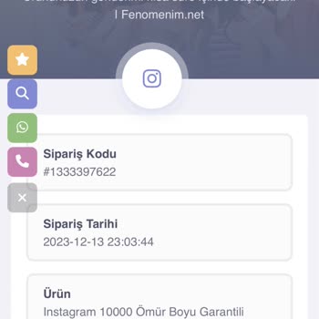 Fenomenim.net Takipçi Satın Aldım Gönderim Yapmadılar
