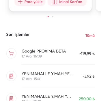 Google Para İade Talebi