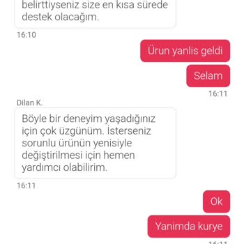 Yemek Sepeti Sipariş Ve Hata Sorunu Düzeltilmemesi.