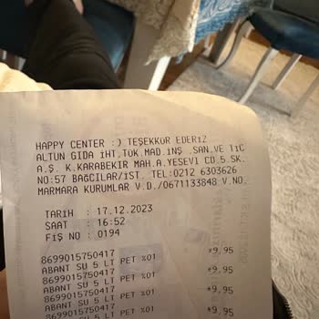 Happy Center Market Sorumlusunun Tavrı