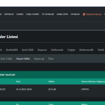 1Bet Bahis Para Çekme Sorunu