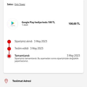 Epin Tower Vodafone'da Kod Krizi: 100 TL Kayıp!