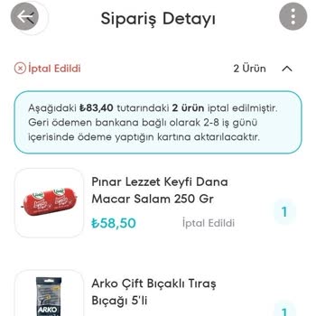 A101 Hediye Çekinden İptal Edilen Ürünlerden Giden Para Ne Oluyor?