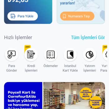 Paycell Sanal Kart Sorunu
