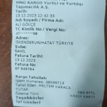 MNG Kargo Ürün İadesinde Kargo Sorunu Ve Mağduriyet
