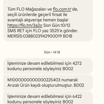 FLO Ayakkabı Ayakkabı Vurması Ve Değişim Yapılmaması