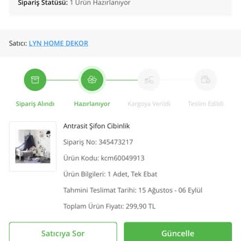 ÇiçekSepeti Lyn Home Dekor Ciddiyetsizliği