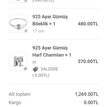 Charmdunyasi.com Charm Dünyası Sipariş İçin Fazla Ücret Aldı