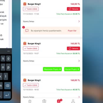 Burger King Turgutlu Sipariş Gecikmesi.