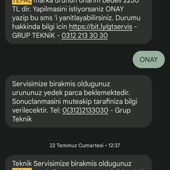 Tefal Buhar Kazanlı Ütü Arızası