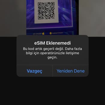 Turkcell E-sim Bu Kod Artık Geçerli Değil