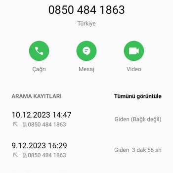 0850 484 17 14 TT Smart Türk Telekomuz Diyerek Benden 2000 TL Aldı