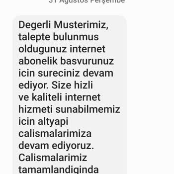 Türk Telekom İnternet Başvuruda Bulunduğum Halse Bağlantı Yapmıyor