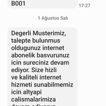 Türk Telekom İnternet Başvuruda Bulunduğum Halse Bağlantı Yapmıyor