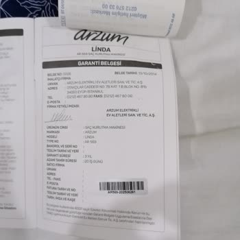 Arzum Saç Kurutma Makinesi Arızası Ve Servis Deneyimi