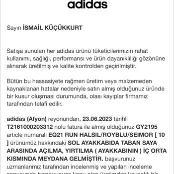 Adidas Ayakkabı Garantisi Red
