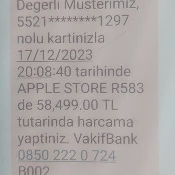 Apple Store Yetkisiz Alışveriş Mağduriyeti