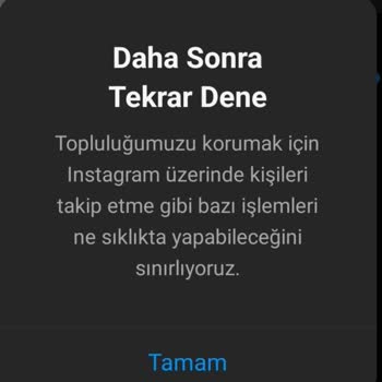 Instagram Takip İsteği Kısıtlama