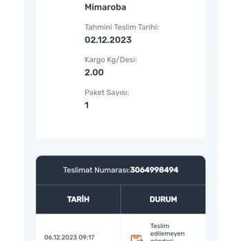 Sürat Kargo 18 Gündür Gelmeyen Kargo