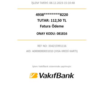 Türk Telekom Otomatik Ödeme Fatura 2 Kez Alma