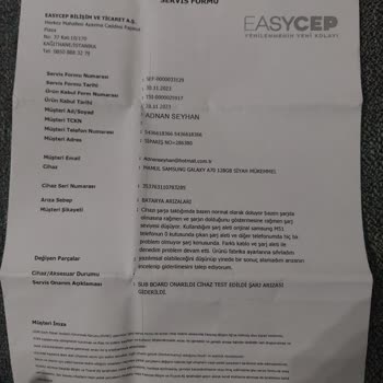 EasyCep Sorunlu Firma Güvenilmez