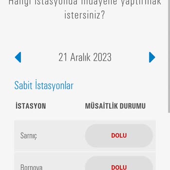 TÜVTÜRK Vize Randevusu İçin Boşluk Yok...