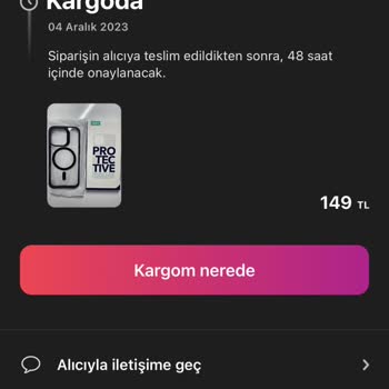 Gardrops 11 Gündür Teslim Edilen Siparişimi Onaylamıyor