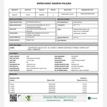Groupama Sigorta Tarafından Müşteri Mağduriyeti