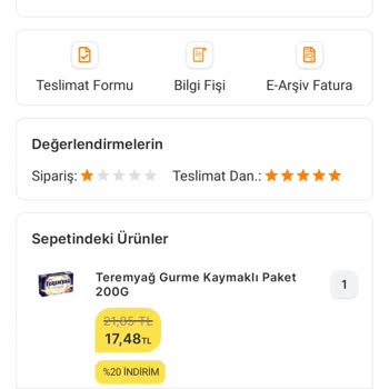 Migros Eksik Gelen Ürünler Ve Daha Önce Ağzı Açılmış Olarak Gelen Ürün.