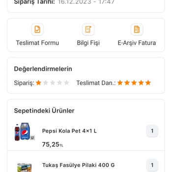 Migros Eksik Gelen Ürünler Ve Daha Önce Ağzı Açılmış Olarak Gelen Ürün.