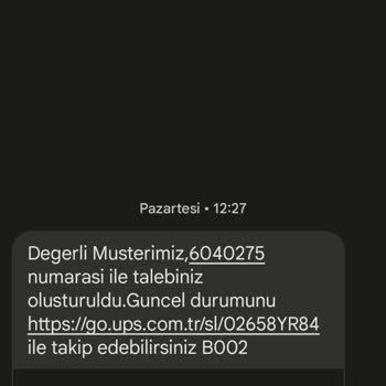 UPS Türkiye Ürünü Almaya Gelmiyorlar