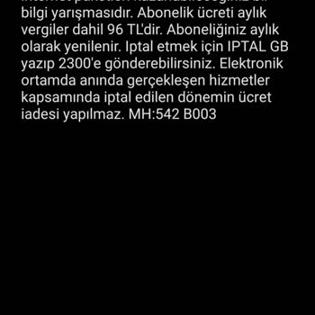 Vodafone GB Avı Diye Bir Uygulama
