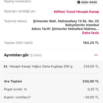 Yemeksepeti Ve Köfteci Yusuf Sipariş Sıkıntısı