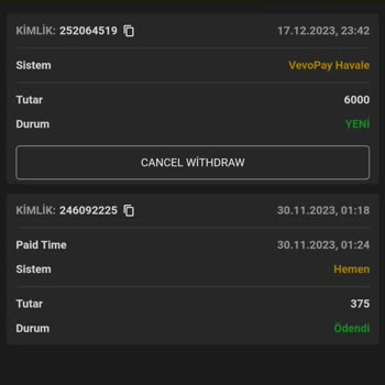 Pashagaming Kazancı Vermedi. Bonus Vs İle Oynamadığım Halde Vermediler