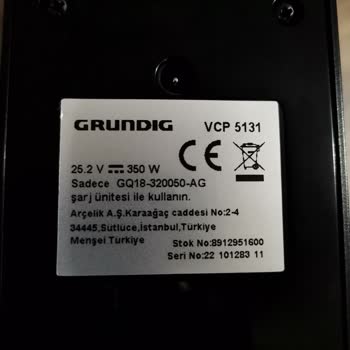 Grundig Vcp 5131 Toz Haznesi Girişi Kırıldı