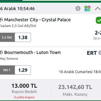 Bilyoner Paramın Üzerine Kondu