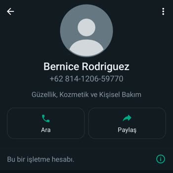 WhatsApp Yabancı Numaradan Gelen WhatsApp Mesajı +62 814-1206-59770