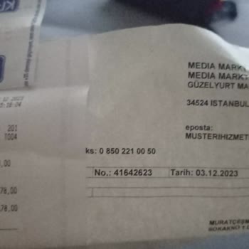 Media Markt Aldığım Ürün Teslim Edilmedi