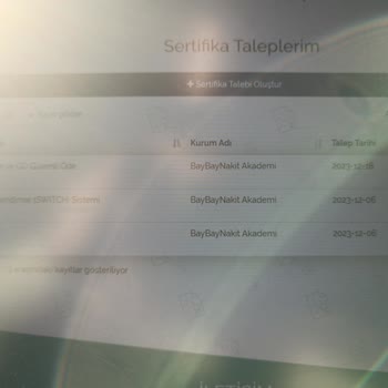 BKM Bankalararası Kart Merkezi Bay Bay Nakit Akademi Onaylanmayan Sertifika