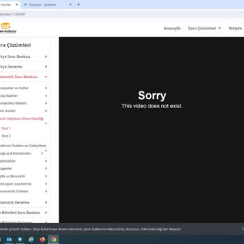 Sinan Kuzucu Yayınları Soru Çözüm Video Görüntüleri