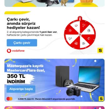 Sahibinden Çarkıfelek 2. El Eşya Sorunu