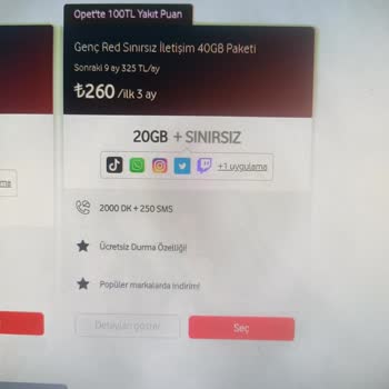 Vodafone Tarife Yanıltması Yapıyor