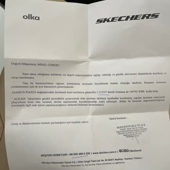 Skechers Dlites Koleksiyon Ayakkabım 9ay İçinde Açılıp Asla Yardımcı Olmamaları