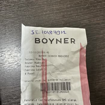 Boyner'den Aldığım Ayakkabıda Sorun Ve Yetersiz Çözüm