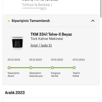 Arçelik Ürün Teslim Edilmemesi