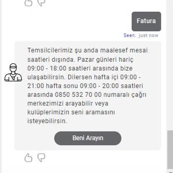 MACFit (İstanbul Avrupa) Fatura Gönderilmemesi Ve Müşteri Hizmetleri Kalitesizliği
